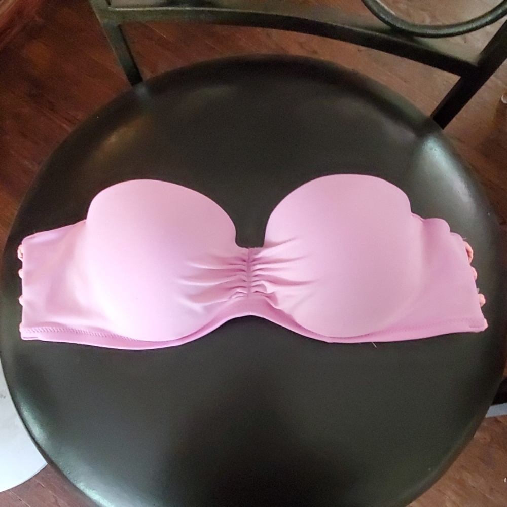 Purple and orange Bandeau bikini top VS